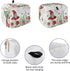 Mushroom Gnomes Toaster Cover 2 Slice, Small Kitchen Appliance Covers, Spring Floral Teal Botanical Toaster Oven Cover with Loop, Bread Machine Co...