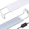 HITOP Full Spectrum LED Aquarium Light – 12” 16” 24” 32” Classic Fish Tank Light with RGB LEDs, with Timer and Stable Extendable Brackets (12-20in...