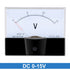 uxcell DC 0-15V Analog Panel Voltage Gauge Volt Meter 44C2 1.5% Error without Pulse...