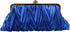 Tngan Women Pleated Satin Clutch Bride Purse Elegant Rhinestone Evening Bag Banquet Party Handbag...