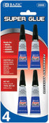 BAZIC 3g / 0.10 Oz. Super Glue (4/Pack)...
