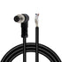 M8 Aviation Sensor Cable 5 Pin?Lonlonty M8 Industrial Sensor Connector Shielded Cable,Field Assembly M8 Connector B Coding Shielded Cable 6.5Ft/2M...