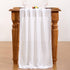 Socomi White Chiffon Table Runner Easter Spring Boho Rustic 14ft 29x170 Inches Wedding Runner Sheer Romantic Bridal Shower Decorations...