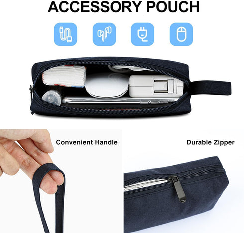 15.6 Inch Laptop Sleeve Case with Multiple Pocket for 15-16 Inch MacBook Pro 15.6 inch Laptop Computer, Waterproof Protective Hidden Handle Carryi...