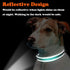 Martingale Dog Collar with Stainless Steel Chain, Adjustable Soft Padded Nylon Reflective Collar, No Pull Heavy Duty Chain Walking Training Collla...