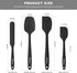 NileHome Silicone Spatula Set, Rubber Spatula High Heat-Resistant Premium BPA-Free One Piece Seamless Design Cooking Spatulas Utensils Set For Kit...