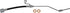 Dorman H620921 Brake Hydraulic Hose Compatible with Select Dodge/Ram Models...