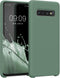 kwmobile Case Compatible with Samsung Galaxy S10 Case - TPU Silicone Phone Cover with Soft Finish - Forest Green...