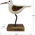 Wooden Sea Birds Decor Wood Seagull Statue Bird Figurines Seabird Statue Standing Seagulls Decorations Coastal Sculpture Nautical Beach Ocean Home...