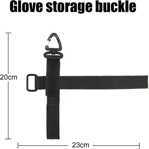2Pcs Glove Clips Holder for Duty Belt Glove Work Glove Strap Keeper Tactical Gloves Climbing Rope Storage Buckle...