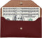Carrotez Cash Envelopes (PU Leather) Money Envelopes for Cash Gifts, Reusable Cash Envelope Wallet, 1 ea, Letter Engraving - Burgundy...