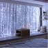 ZSJWL 3.3×5ft Short Curtain Lights with 8 Hook for Small Windows, 96 LED White Photo Clips String Light with 52 Clear Clips, Remote Control 8 Mode...