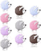 URROMA Hedgehog Silicone Beads, 10 Pcs Silicone Beads for Keychain Making Silicone Beads Bracelet Making Kit Silicone Beads for DIY Necklace Jewel...