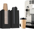Coffee Cup Dispenser, Cup and Lid Organizer fits 5 to 16 oz Disposable Paper & Plastic Cups, Acrylic Cup Holder for Table Countertop, Black...