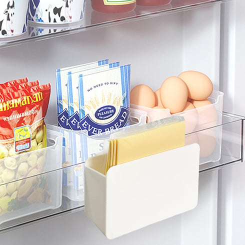 Sliced Cheese Container for Fridge 3 Pack - Cheese Storage Container for Fridge Refrigerator Door Organizer Cheese Box Cheese Saver...