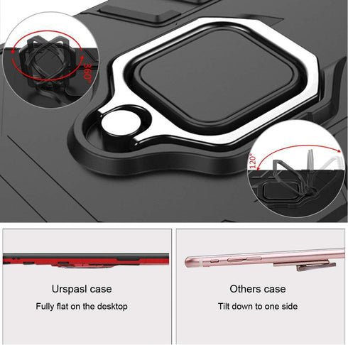 Urspasol for OnePlus 8T 5G Case OnePlus 8T Case with Screen Protector (2 Pack) Tempered Glass Hybrid Heavy Duty Armor Protective Bumper Phone Cove...