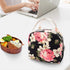 EurCross Work Lunch Bag for Women and Lidies,Trendy and Practical Floral Canvas Compact Lunch Tote Bento Box Bag...