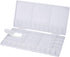 Shappy Watercolor Palette 33 Compartments Folding Paint Tray with 28 Wells and 5 Mixing Areas Plastic Painting Pallet with Thumbhole and Brush Hol...