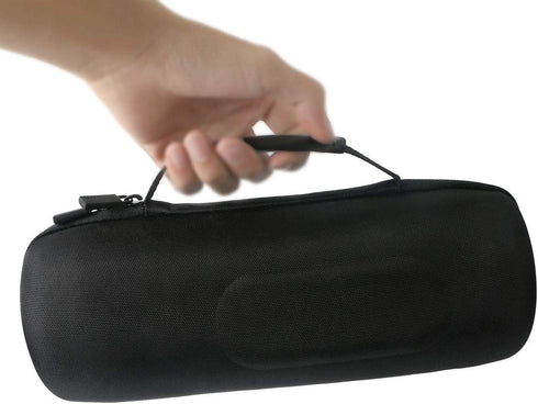 co2CREA Hard Travel Case for replacement for JBL Charge 4 / replacement for JBL Charge 5 Waterproof Bluetooth Speaker (Outside Black and Inside Pu...