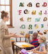 DEKOSH Animal Alphabet Kids Wall Decals - Peel & Stick Educational Baby Stickers for Playroom, Classroom Decoration...