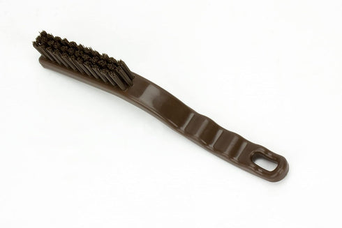 SPARTA Plastic Grout Brush, Scrub Brush, Crevice Brush with Hanging Hole for Cleaning Narrow Spaces, 9 Inches, Brown...