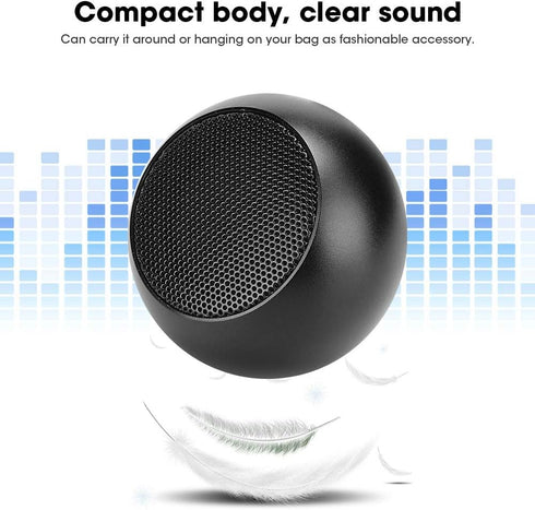 BM3D Aluminum Black Portable Hi-Fi Stereo Bluetooth Speaker Compact Body Clear Sound Hands- Call Loudspeaker Box TWS Aluminum Stereo Bluetooth Lou...