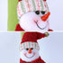 Aytai 4pcs Christmas Fridge Handle Covers Snowman Refrigerator Door Handle Cover Kitchen Appliance for Christmas Decorations