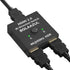 HDMI Switch 2 in 1 Out or 1 in 2 Out 4K@60Hz, Bi-Directional HDMI 2.0 Switcher 2-Way HDMI Port Expander Hub Selector Box Supports HDR, 3D, 1080P, ...