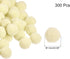 MECCANIXITY Pom Felt Balls Felting Fabric 1.5cm 15mm White for Home Crafts Project DIY Pack of 300...