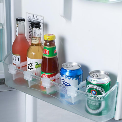 Refrigerator Dividers(8 PCS) Adjustable Drawer Fridge Seperators Plastic Organizer Dividers for Home Kitchen Office Supplies (Transparent)...