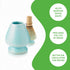 Aiya Traditional Japanese Matcha Whisk Holder - Pyramid Design for Bamboo Chasen Maintenance - Blue...