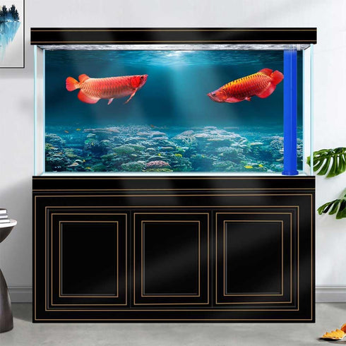 Undersea Coral Aquarium Background, Blue Ocean Sunshine Underwater Fish Tank Decorations Backdrop, Deep Sea Submarine Landscape Fish Tank Backgrou...