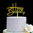 Happy Birthday Acrylic Cake Topper Decoration for Special Event (Mirror Gold)...