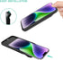 JCK Slim 7000mAh Battery Case for iPhone 14/14 Pro/13/13 Pro, 6.1 inch, Rechargeable Power Bank, Black...