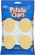 Genuine Fred, POTATO CLIPS, Set of 4, Wavy Chip Bag Closures, Chip Clips, Bag Clips, Patented Design...