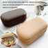 CARUNCOO Wood Grain Contact Lens Case Compact Eye Contact Case for Travelling Portable Contact Box with Mirror Rectangle?Cute Colorful Especially ...