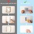 5 Pieces Drywall Repair Patch 8 inch x 8 inch, Self Adhesive Fiberglass Wall Repair Patch Kit, Aluminum Wall Repair Patch for Drywall Plasterboard...