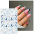 JMEOWIO 12 Sheets Flower Daisy Nail Art Stickers Decals Self-Adhesive Pegatinas Uñas Spring Summer Floral Nail Supplies Nail Art Design Decoration...