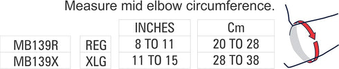 Elbow Brace Mbrace Air, Tennis Elbow Brace, Elbow Support, Elbow Strap, Epicondylitis, Elbow Compression, Swiftly Adjustable Compression, Pad Incl...