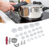Electric Pressure Cooker Valve Gasket, Universal Valve Pressure Cooker Accessory Universal Set Anti Blocking Bracket Replacement for Normal Pressu...