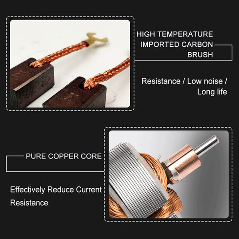 RS550 16.8V 19500 RPM DC Motor with Two-Speed 12 Teeth and High Torque Gear Box for Electric Drill/Screwdriver...