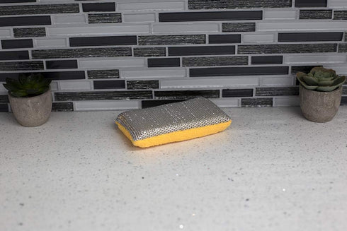Home Basics Multi-Purpose Dual Action Microfiber Scrubbing Sponges (1)...