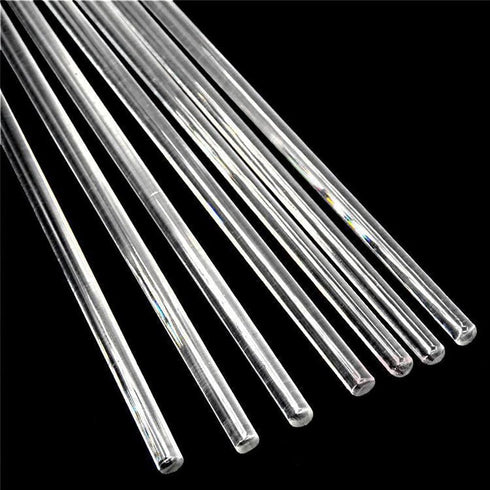 10 Pcs 200mm Glass Stir Sticks Lab Stirring Rod Drink Swizzle Sticks Beverage Coffee Cocktail Stirrer Kitchen Mixing Rod with Round Ends for Labor...