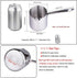 IMEEA Butter Warmer Turkish Coffee Pot Milk Warmer Pot Mini Saucepan with Spout 18/10 Tri-Ply Stainless Steel (10oz/300ml)...