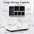 Toothbrush Holder,Bathroom Organizer Countertop, 5 Compartments Multifunctional Storage for Cosmetic, Makeup, Office Stationery Pencil,Toothpaste,...