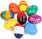 MCPINKY 9PCS Easter Wooden Percussion Musical Eggs,Maracas Egg Shakers Colorful Musical Easter Props Halloween Props for Party Easter Halloween...
