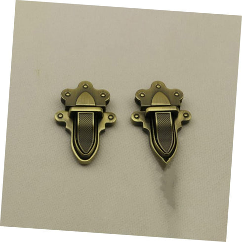 EXCEART 4pcs Luggage Accessories Lock Purse Closures for Bag Making Hardware Bag Clasp Accessories Replacement Bag Lock DIY Handbag Buckle Metal P...