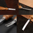 wan Leather Edge Skiving Beveler Tool Set, Wide Mouth Leathercraft Edge Skiving Beveler Leather Edge Trimmer with Wooden Handle Three Sizes(4mm,6m...