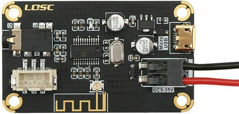 1Pcs 12V/24V Car Bluetooth 4.2 Audio Receiver Board Sound Stereo Module Wire...