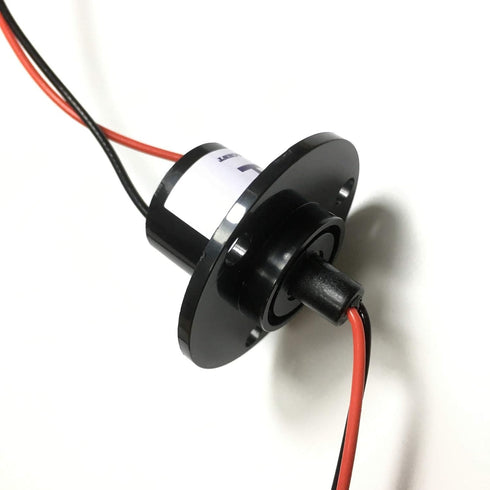 Taidacent 2 Wires 15A 20A 30A 40A 60A Slip Ring Collector Ring Rotary Electrical Contact (10A)...